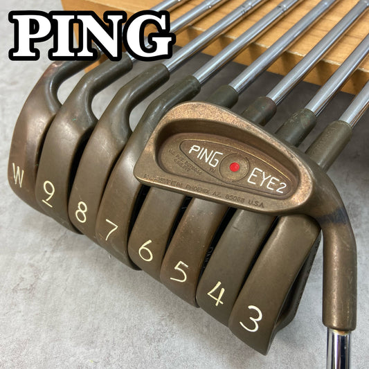 PING　EYE2 　ベリリウムカッパー　シリアル同一　メンズゴルフ　アイアンセット　9本　右利き用　ピン