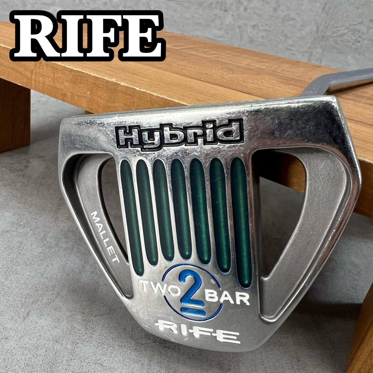 ライフ　TWO　BAR　ハイブリッド　メンズゴルフ　パター　右利き用　RIFE　Hybrid
