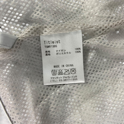 タイトリスト　メンズ　ゴルフ　レインウェア　袖着脱可能　防水性　透湿性　グレー系　Titleist　男性用