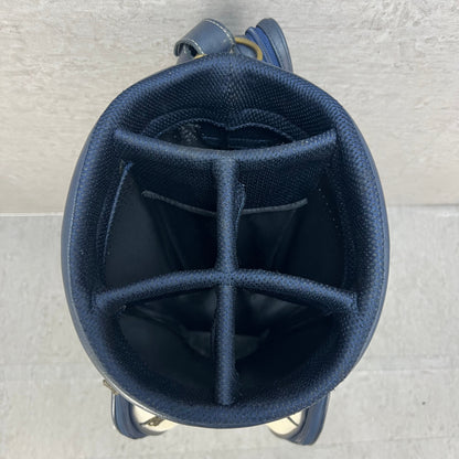 希少　帆布生地　サイコバニー　ゴルフ　カート式キャディバッグ　約10型　Psycho Bunny