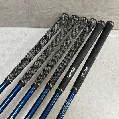 SPALDING スポルディング ハイボール パワーアイアン メンズゴルフ アイアンセット 5〜PW 6本 右利き用 カーボン R　中空
