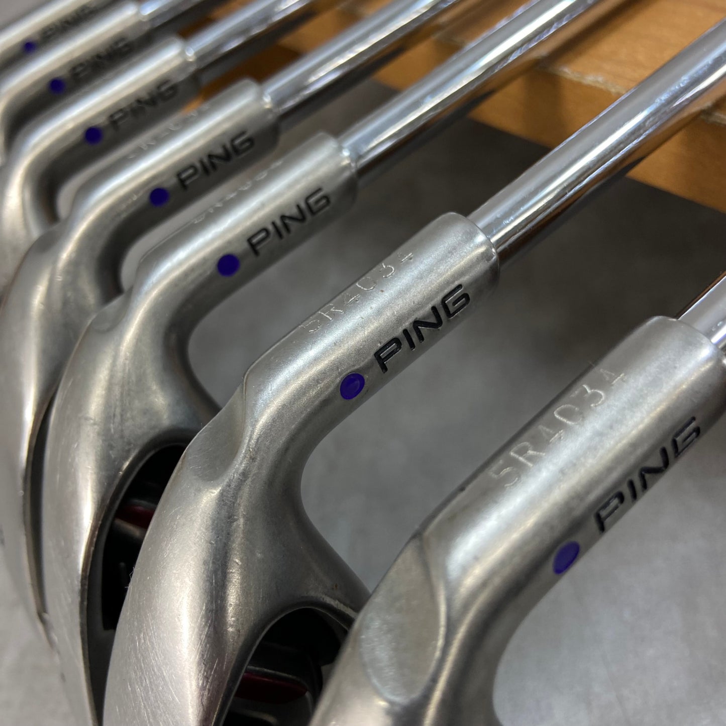 PING G20 メンズゴルフ　アイアンセット　7本　S　右利き用　ピン　パープルドット