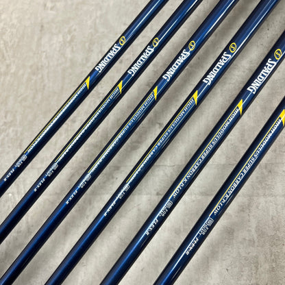 SPALDING スポルディング ハイボール パワーアイアン メンズゴルフ アイアンセット 5〜PW 6本 右利き用 カーボン R　中空