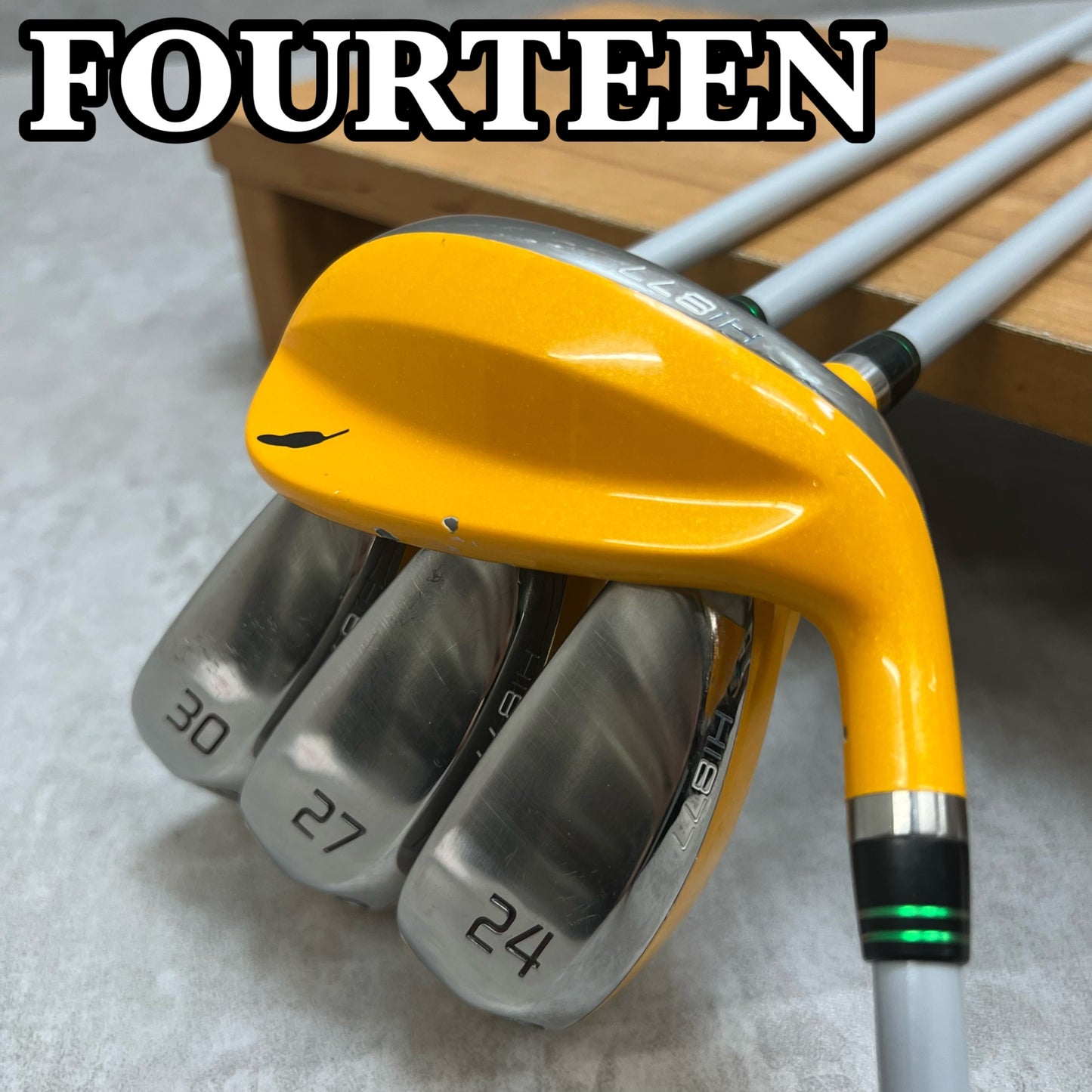 フォーティーン　HI877　メンズゴルフ　ユーティリティアイアン　4本セット　R　右利き用　FOURTEEN