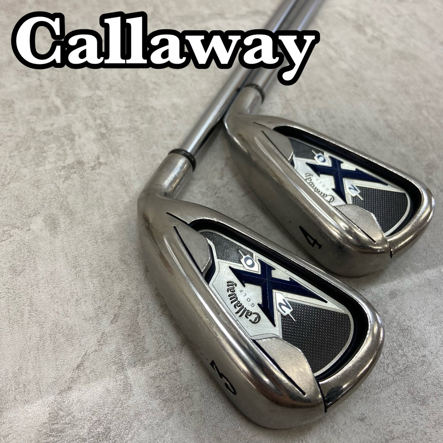 キャロウェイ　X20　メンズゴルフ　アイアンセット　2本　UNIFLEX　右利き用　3番　4番　ロング　Callaway