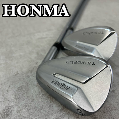 ホンマ　ツアーワールド　TW-W　メンズゴルフ　ウェッジ2本セット　S　右利き用　アプローチ　サンド　HONMA　TOUR WORLD