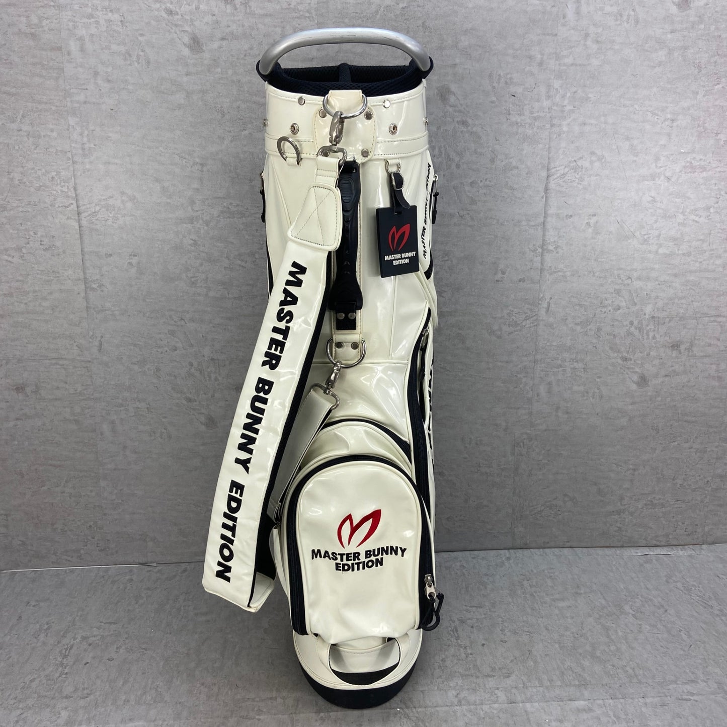 マスターバニーエディション　ゴルフ　スタンド式キャディバッグ　約9.5型　エナメル　MASTER BUNNY EDITION