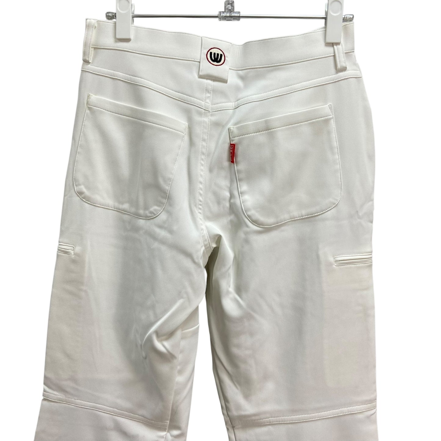 MUスポーツ　レディース　女性用 パンツ　ズボン　ロング丈　ホワイト　42号　Lサイズ