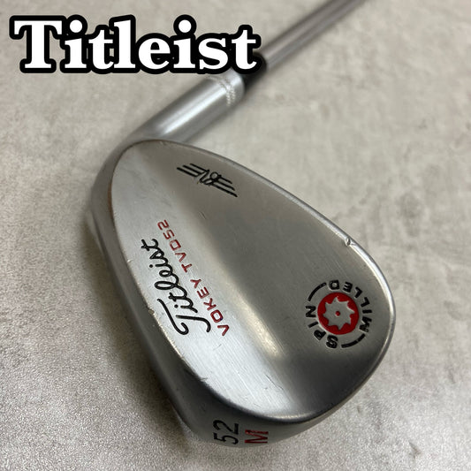 タイトリスト　ボーケイ　TVD52　メンズゴルフ　ウェッジ　右利き用　52°　アプローチ　AW　Titleist　VOKEY