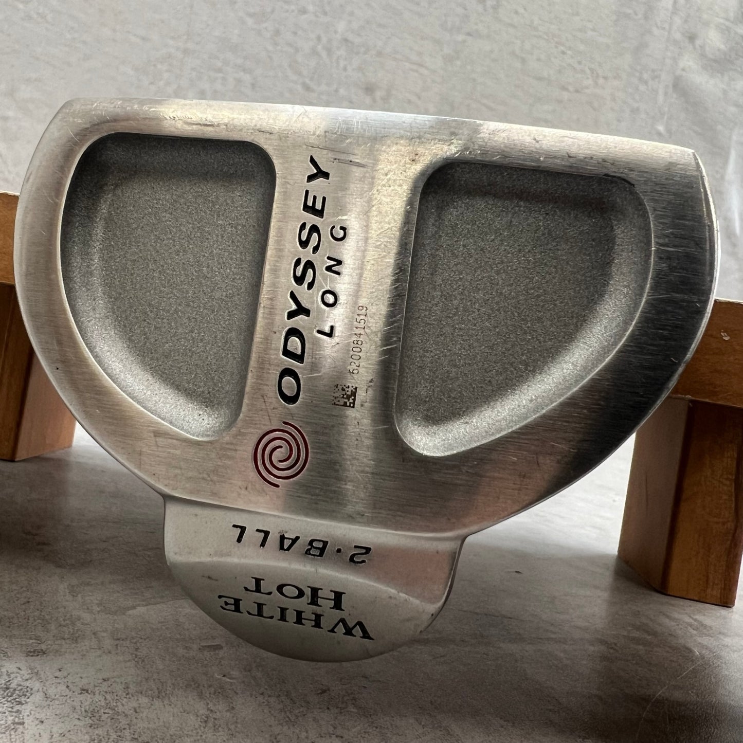 長尺　ODYSSEY　オデッセイ　WHITEHOT　２･BALL　メンズゴルフ　PT　パター　ネオマレット　ベントネック　45.9インチ　右利き用