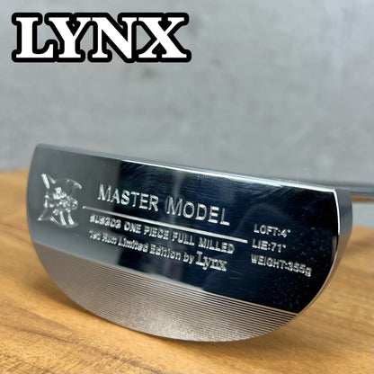 リンクス　マスターモデル　メンズゴルフ　パター　右利き用　33インチ　マレット型　センターネック　LYNX　MASTER MODEL