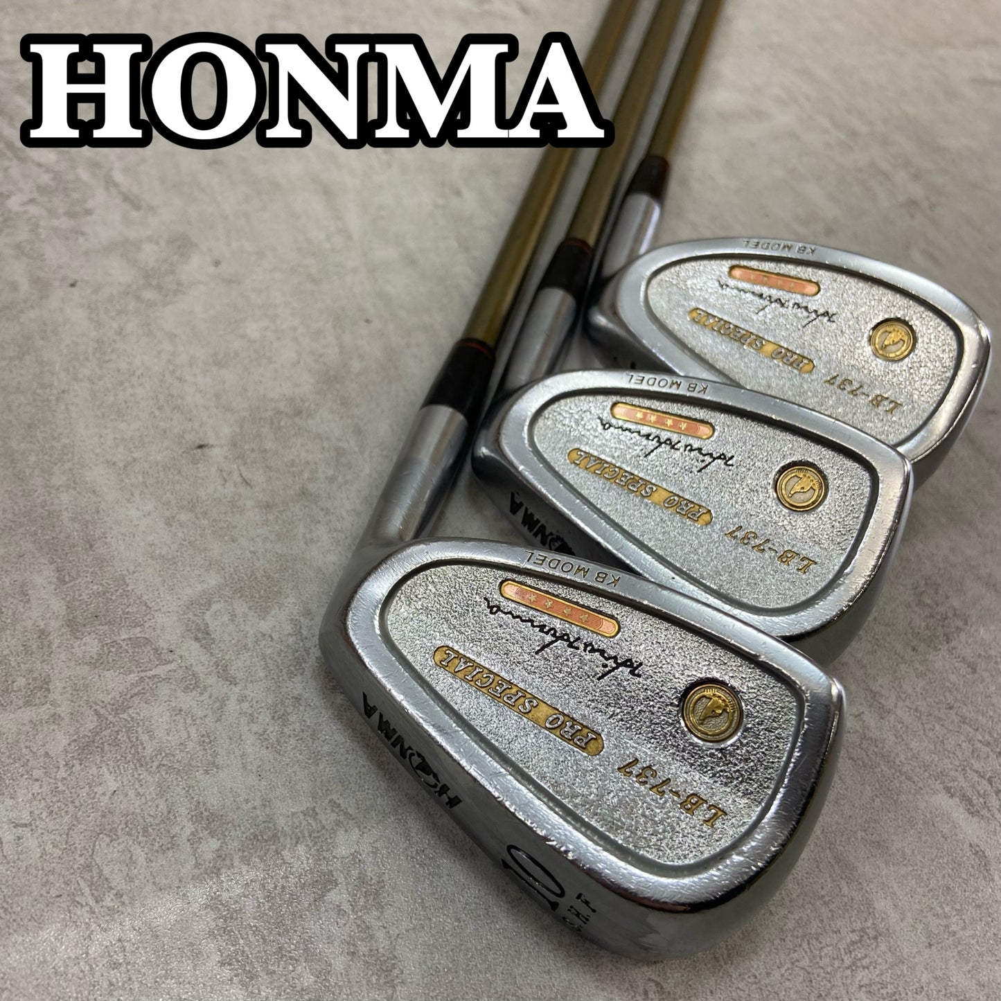 HONMA GOLF　ホンマゴルフ　LB-737　PROSPECIAL　メンズゴルフ　ウェッジ　3本セット　10番アイアン　11番アイアン　SW　サンド　R　右利き用