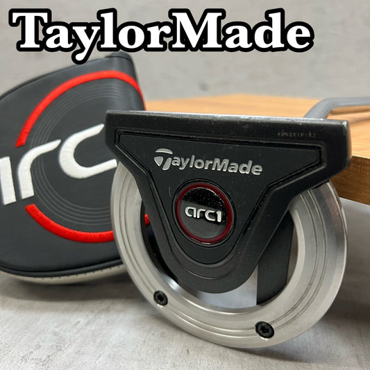 テーラーメイド　arc1　メンズゴルフ　パター　右利き用　約34インチ　TaylorMade　ヘッドカバー