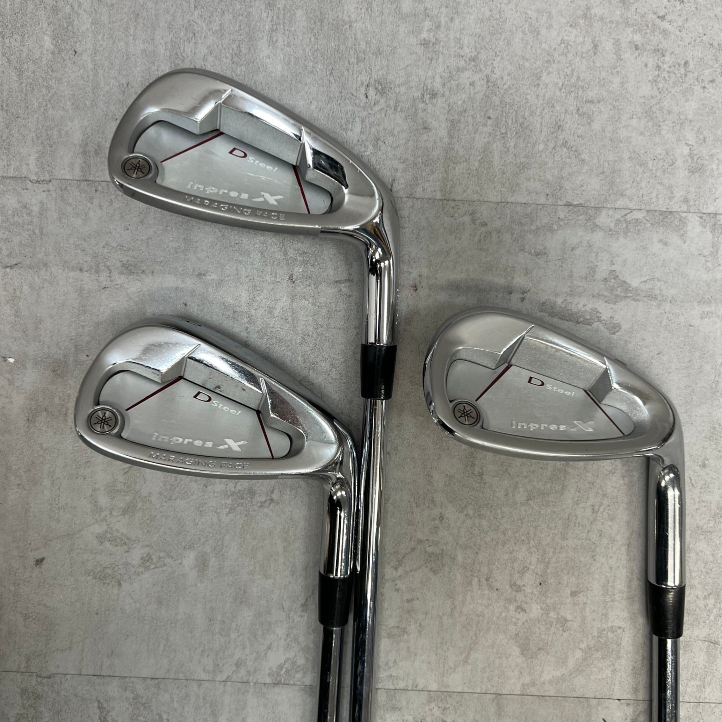 ヤマハ　inpres X D steel　メンズゴルフ　アイアンセット　7本　R　右利き用　YAMAHA Wrap tech