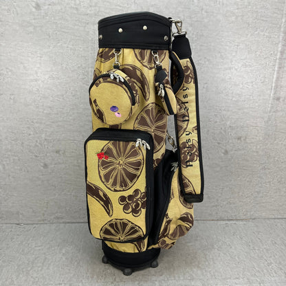 ノイジーノイジー　ゴルフ　カート式キャディバッグ　フルーツ柄　約8.5型　ポリエステル　Noisy Noisy