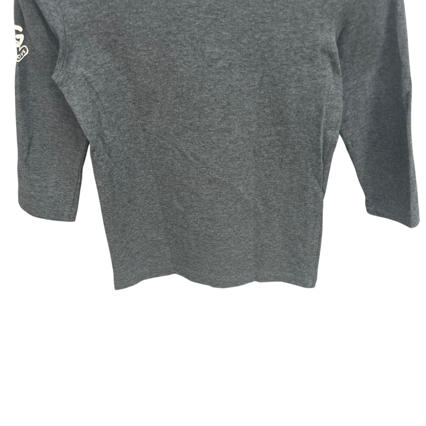 PEARLY GATES パーリーゲイツ　レディース　女性用 7分袖トップス インナー　モックネック　グレー　0号　Sサイズ