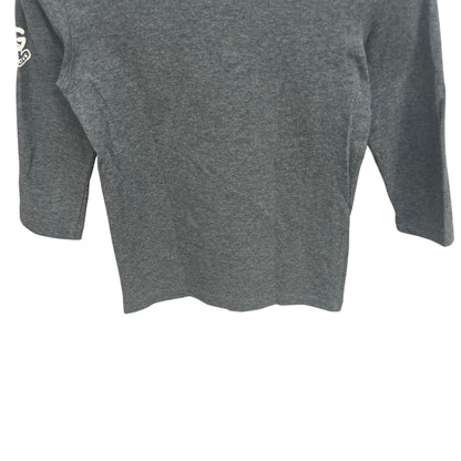 PEARLY GATES パーリーゲイツ　レディース　女性用 7分袖トップス インナー　モックネック　グレー　0号　Sサイズ