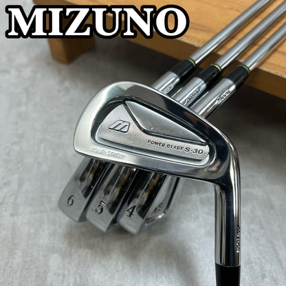 ミズノ　S-30　メンズゴルフ　アイアンセット　4本　S　右利き用　Mizuno　ロング