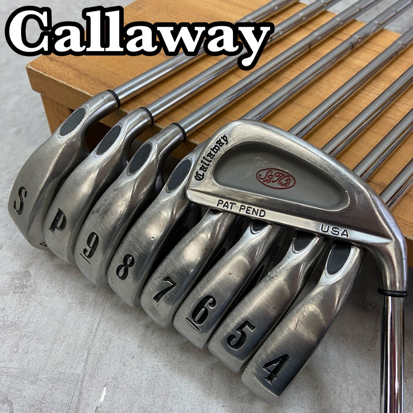 キャロウェイ　S2H2　メンズゴルフ　アイアンセット　9本　SR　右利き用　Callaway