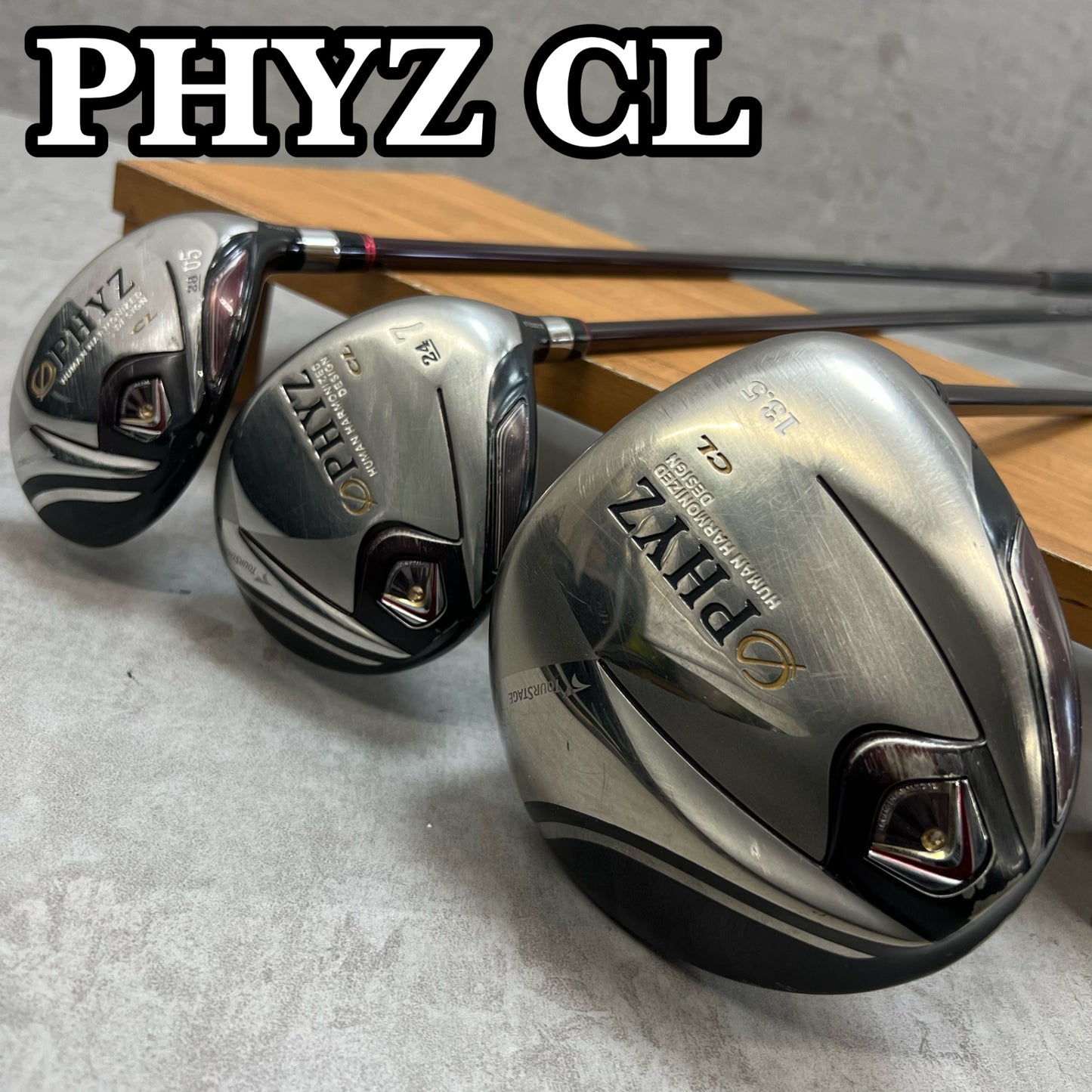 ブリヂストン　ファイズ　CL　レディースゴルフ　ウッド3本セット　L　右利き用　ドライバー　フェアウェイウッド　ユーティリティ　BRIDGESTONE PHYZ