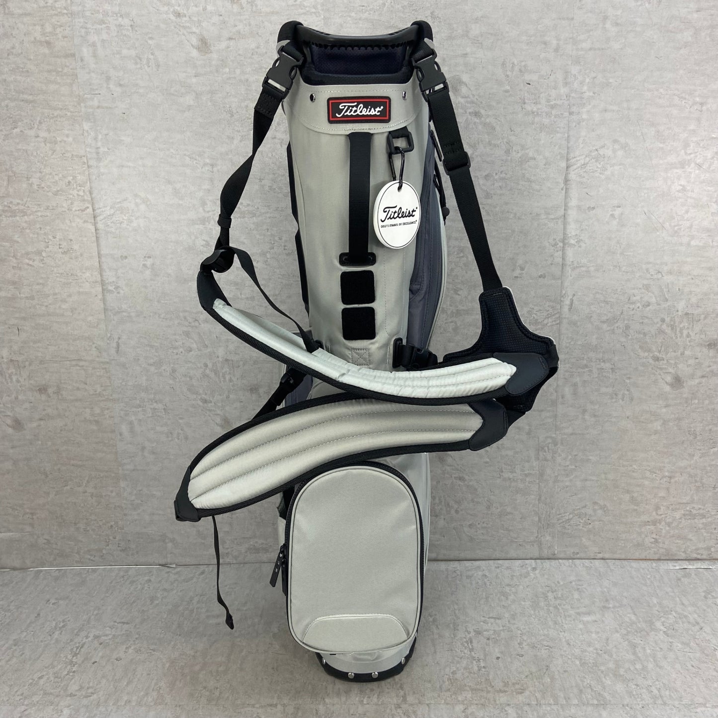 タイトリスト　キャディバッグ　スタンド式　4分割　約8型（約20cm）　約2.2Kg　グレー　Titleist