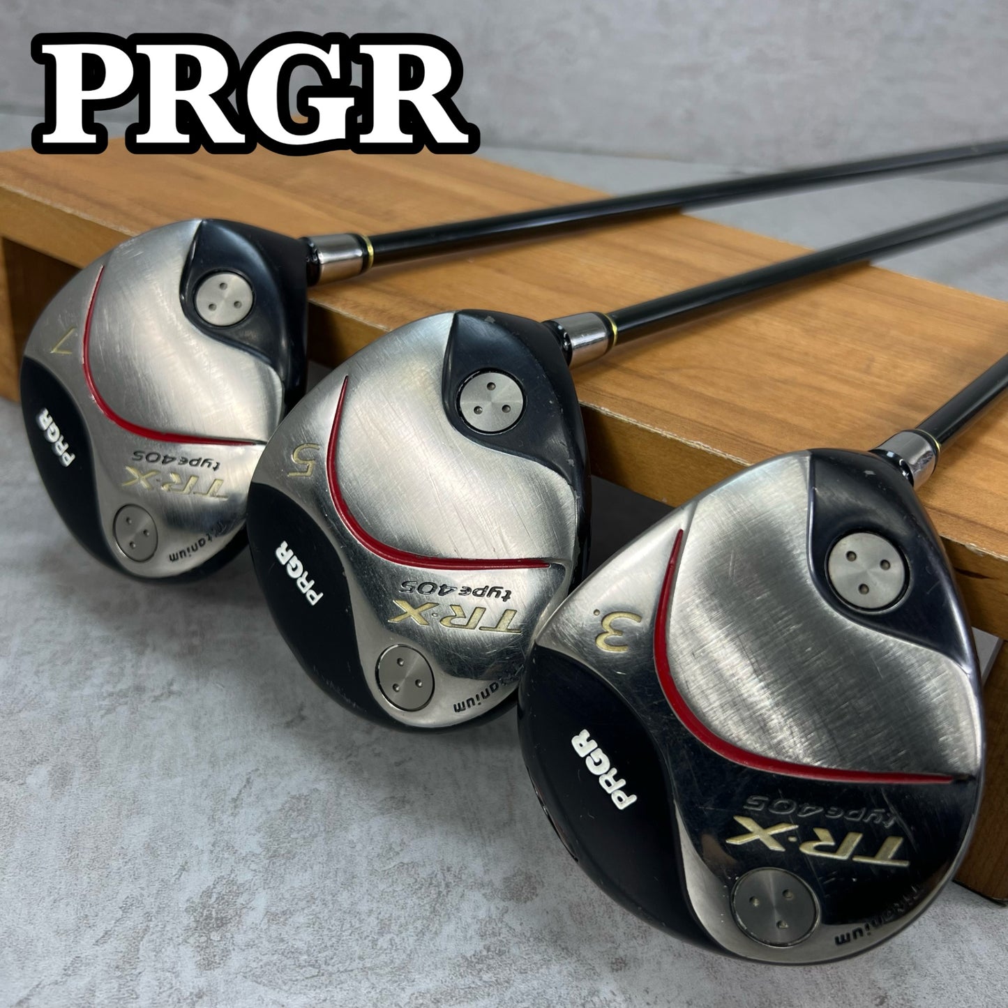 プロギア　TR・X type405　レディースゴルフ　ウッドセット　3本　A　右利き用　フェアウェイ　3W　5W　7W　PRGR
