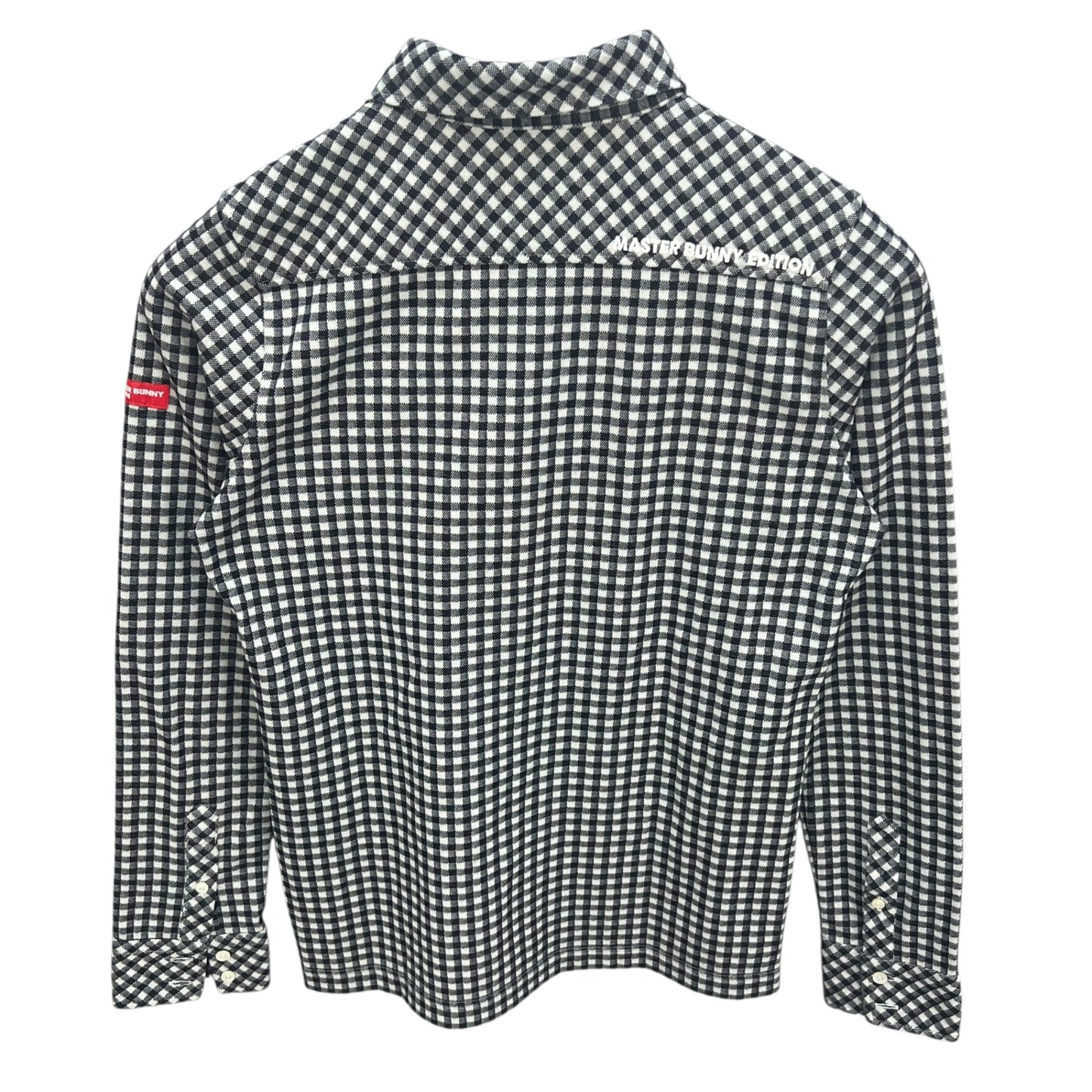 マスターバニーエディション　レディース　長袖シャツ　チェックデザイン　ワンポイントロゴ　トップス　女性用 ゴルフアパレル　MASTER BUNNY EDITION