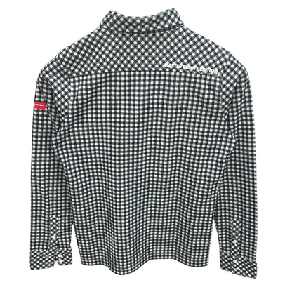 マスターバニーエディション　レディース　長袖シャツ　チェックデザイン　ワンポイントロゴ　トップス　女性用 ゴルフアパレル　MASTER BUNNY EDITION