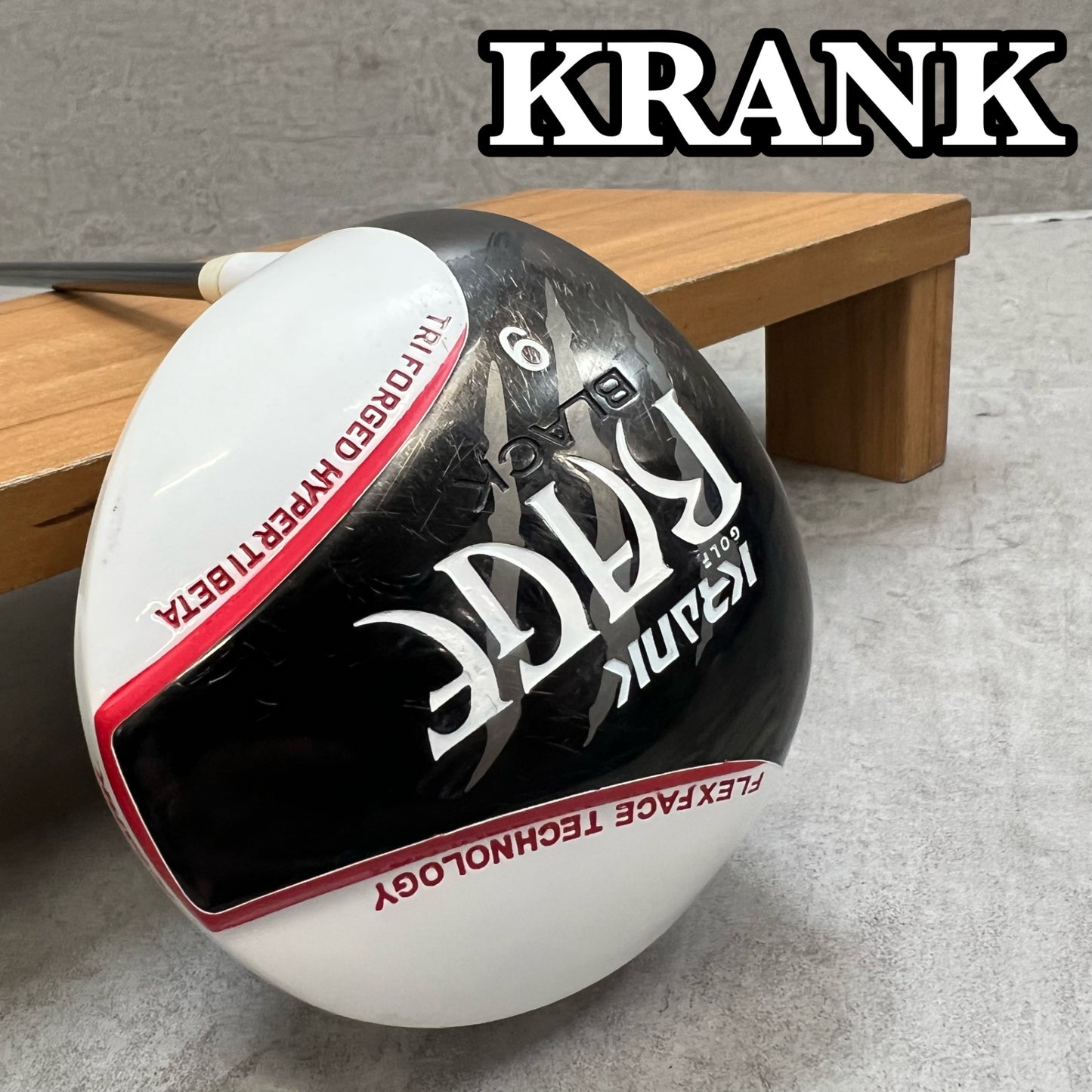 レフティー クランク レイジブラック メンズゴルフ ドライバー 9° 左利き用 R TOUR AD KRANK RAGE BLACK