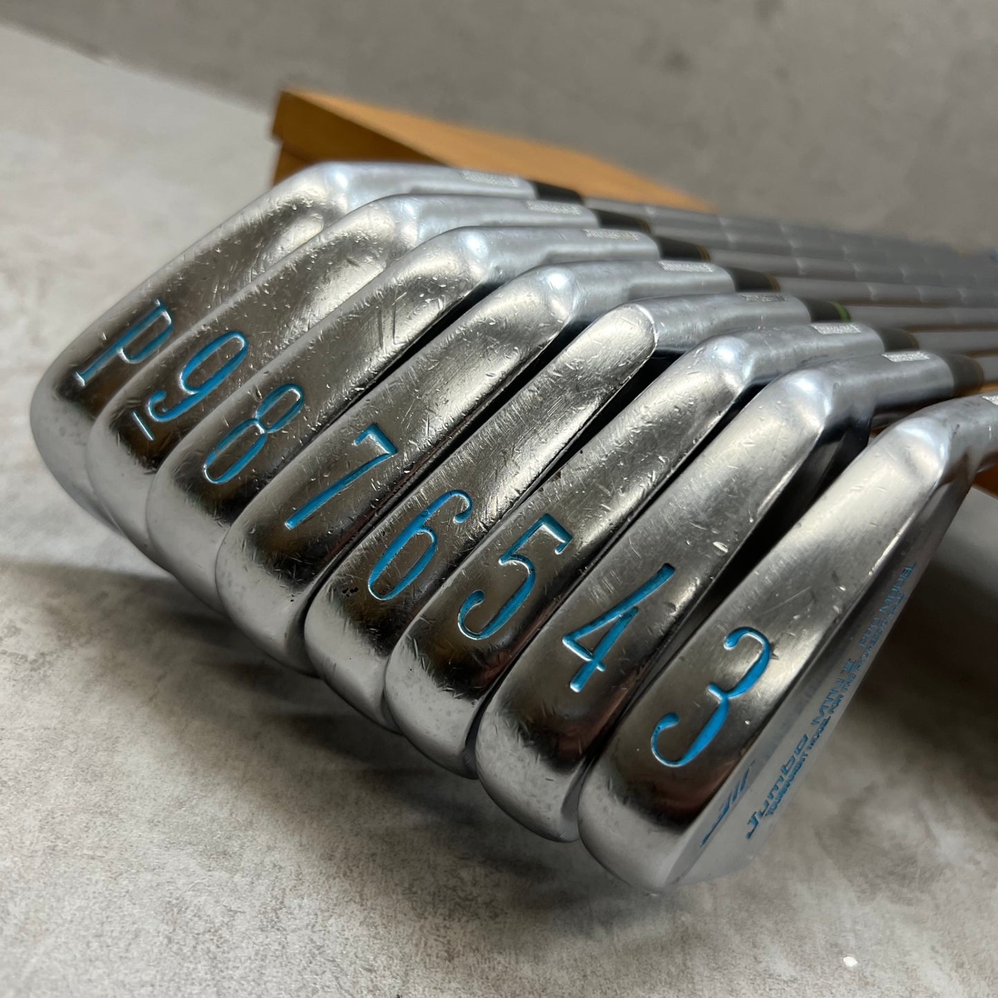 BRIDGESTONE ブリヂストン Js Jumbo MTNⅢ ジャンボ尾崎 メンズゴルフ アイアンセット 右利き 3番〜PW 8本 プレシジョン スチール X