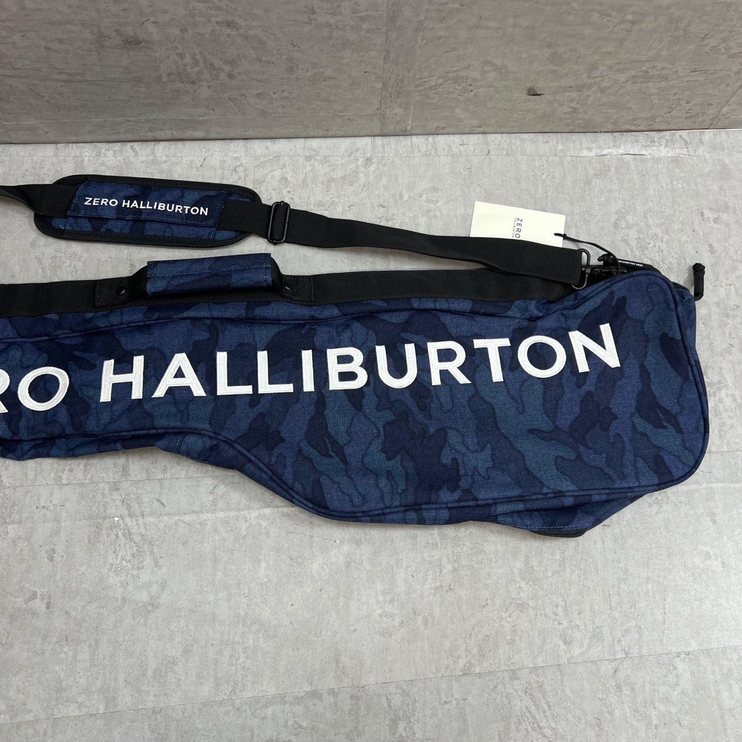 ZERO HALLIBURTON ゼロハリバートン ゴルフクラブケース ZHG-CB1 ネイビーカモフラ 46インチ対応 軽量0.8kg ショルダー付き