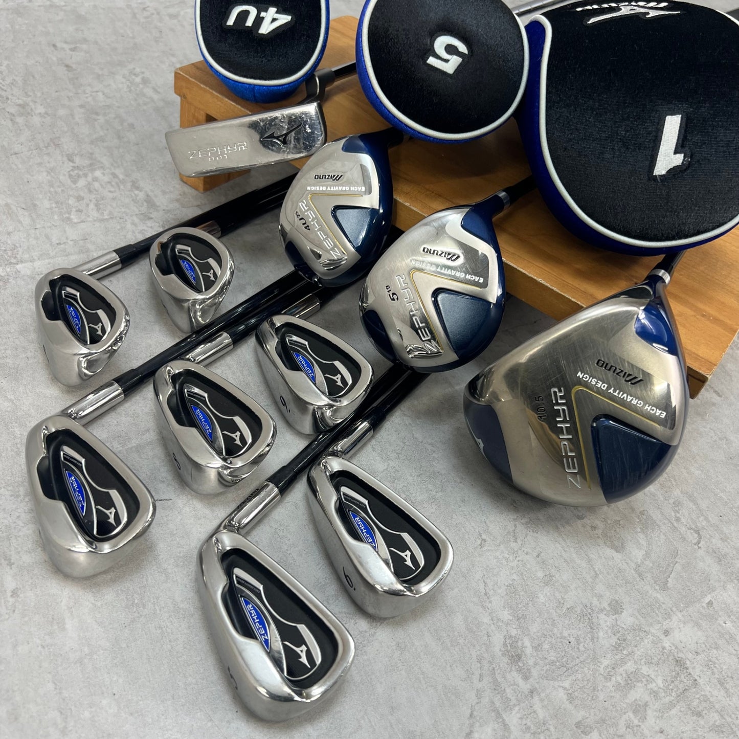 ミズノ　ゼファー　メンズゴルフ　クラブセット　11本　SR　右利き用　Mizuno　ZEPHYR