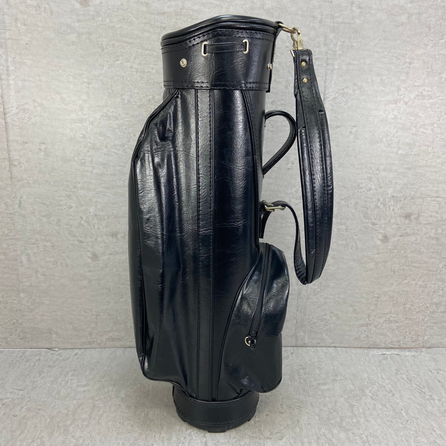 PING　キャディバッグ　カート式　3分割　約8.5型(約21cm)　約3.0Kg　レザー　ビンテージ　ピン