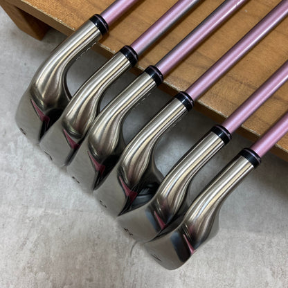 プロギア スウィープ CT-11 レディースゴルフ アイアンセット 6本 L相当 右利き用 カーボン PRGR Sweep