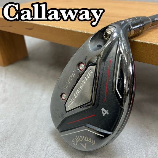 キャロウェイ　ビッグバーサ　2019年　メンズゴルフ　4UT　21°　右利き用　ユーティリティ　Callaway　BIG BERTHA