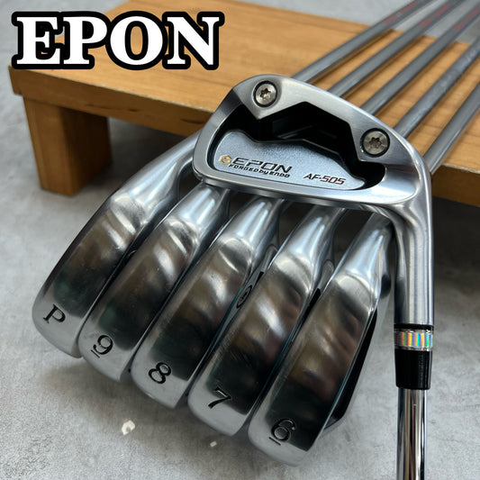 EPON エポン AF505 メンズゴルフ アイアンセット 6本 右利き用 スチール N.S.PRO MODUS3 TOUR120 S