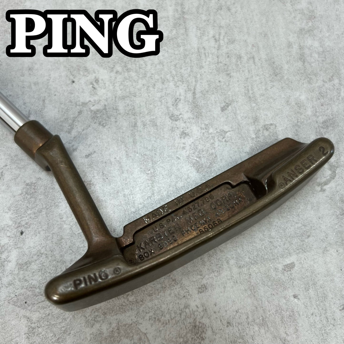 PING　ANSER2 　カッパー　レディースゴルフ　パター　右利き用　32インチ　ピン　アンサー