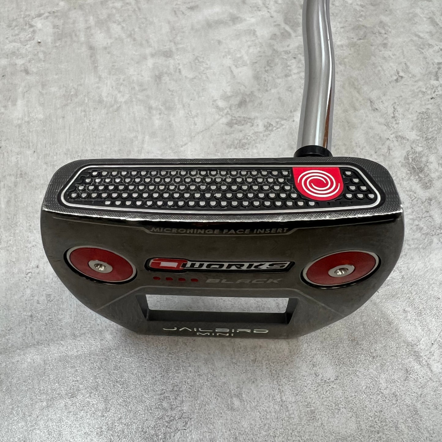 ODYSSEY　オデッセイ　Oworks　BLACK　JAILBIRD　MINI　レディースゴルフ　PT　パター　ネオマレット　ベントネック　32.7インチ　右利き用