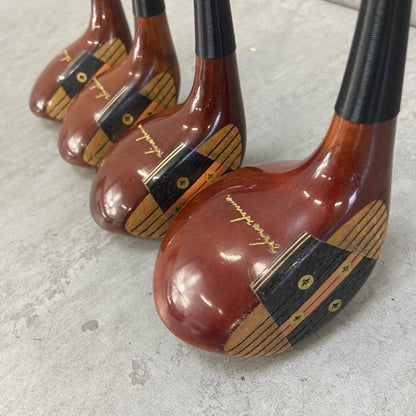 ホンマ　M-43 レディースゴルフ　パーシモンセット　4本　A 右利き用　木製　ウッド　HONMA