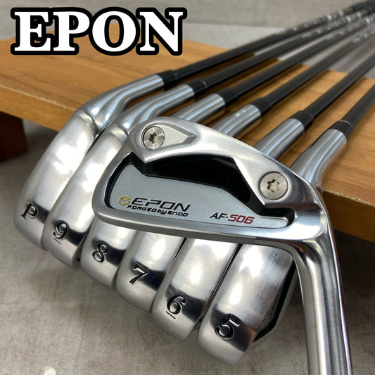 EPON  AF-506 メンズゴルフ アイアンセット 7本 S 右利き用 エポン フジクラ ベンタス
