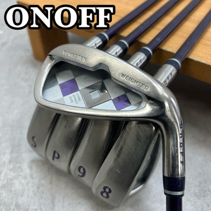 オノフ　2014年　レディースゴルフ　アイアン5本セット　カーボン　L　右利き用　ONOFF