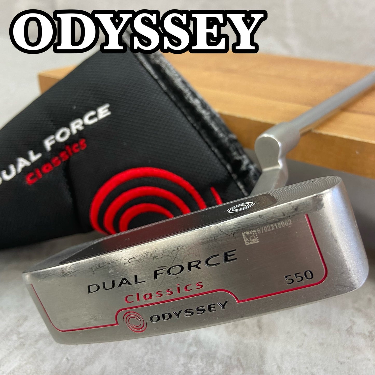 オデッセイ　デュアルフォースクラシック550　メンズゴルフ　パター　ピン型　約33インチ　右利き　ODYSSEY　DUAL FORCE Classics 550