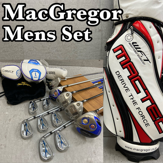 MacGregor マグレガー メンズゴルフ クラブセット 12本 カーボン 右利き用 キャディバッグ付き