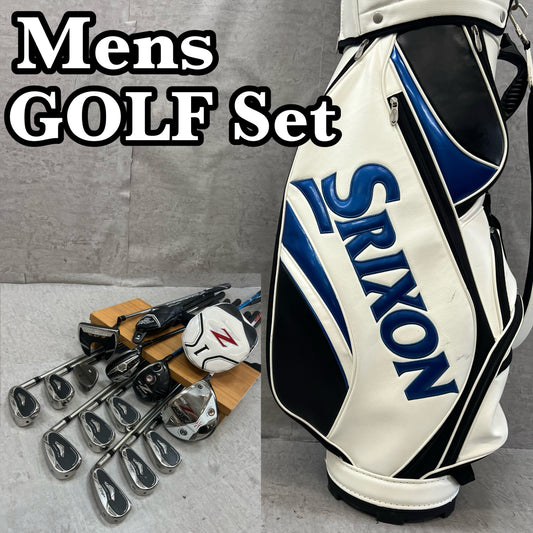 スリクソン ツルヤ メンズゴルフ クラブセット 13本 右利き用 キャディバッグ付き SRIXON TSURUYA