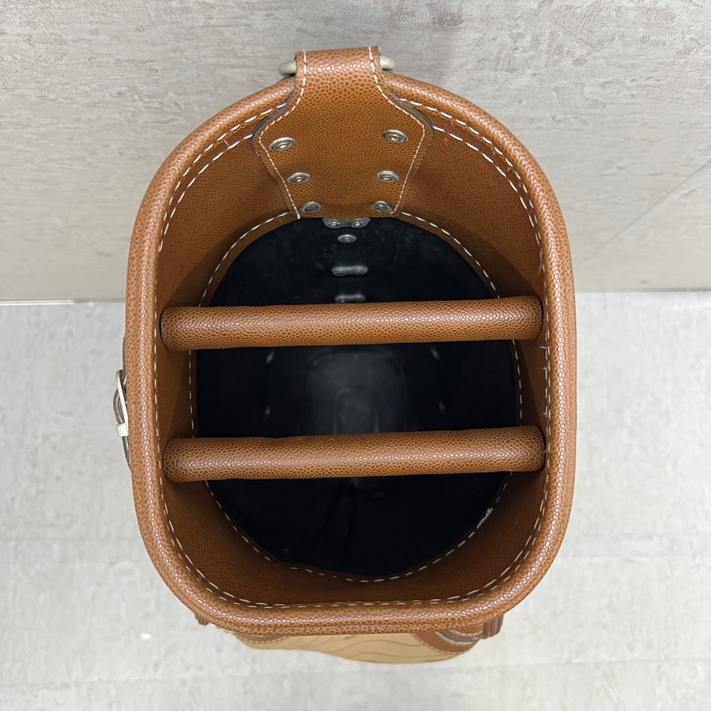 PING　ゴルフ　ビンテージ　キャディバッグ　カート式　約8.5型　ヘッドカバー　ピン