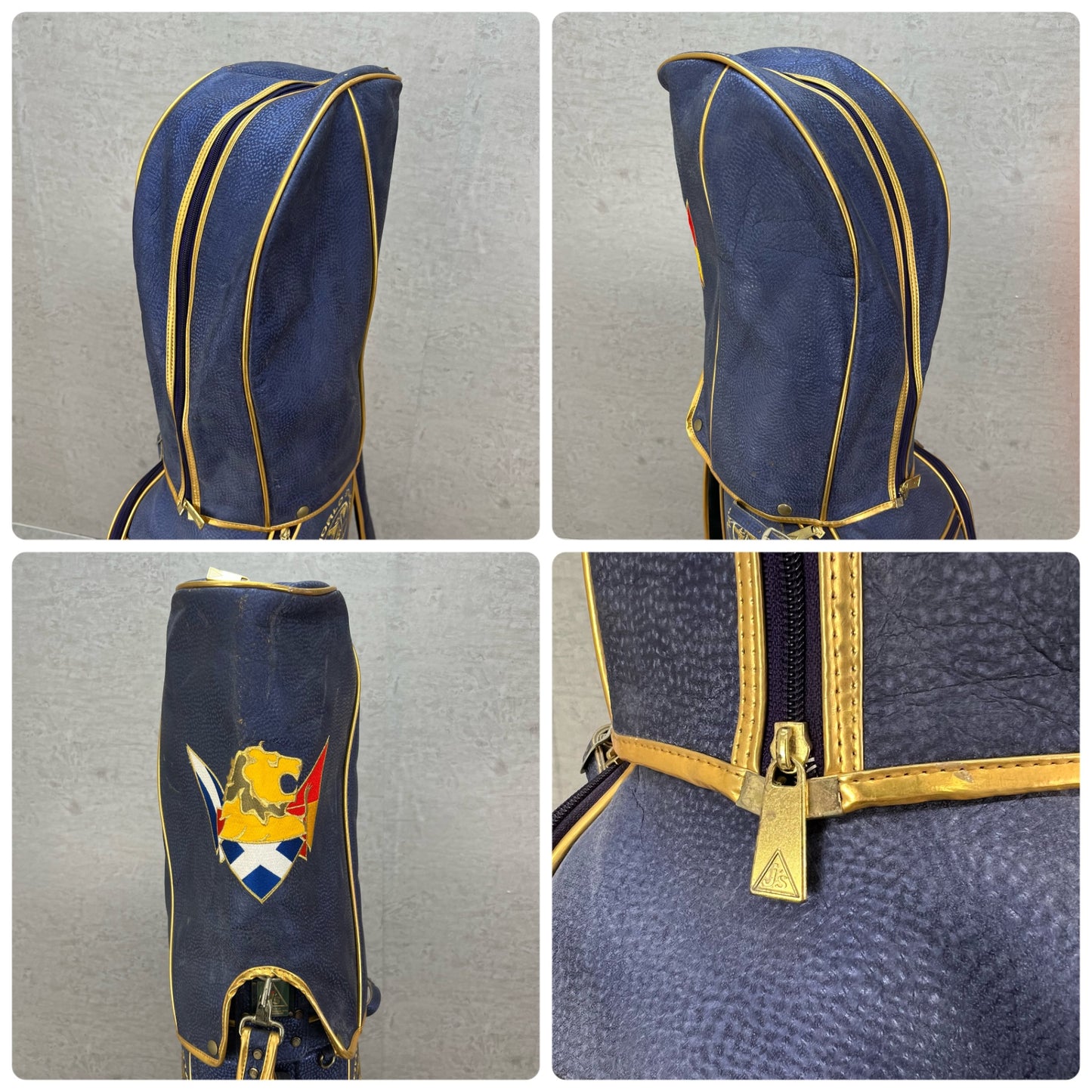 ジャンボ尾崎　Js 　ゴルフ　カート式キャディバッグ　約9型　アイアンカバー