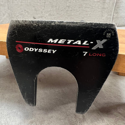 ODYSSEY　オデッセイ　METAL-X 7　メンズゴルフ　PT　パター　ネオマレット　ベントネック　32.7インチ　右利き用