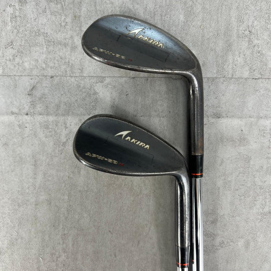アキラ　APW ノンメッキ　メンズゴルフ　ウェッジ2本セット　右利き用　AKIRA　アプローチ　サンド　52°　58°