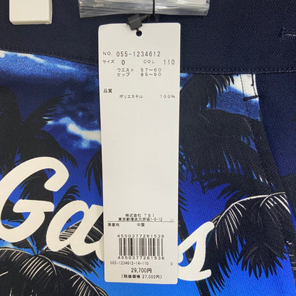 タグ付き　パーリーゲイツ　レディースゴルフアパレル　ショートスカート　サイズ0　ハワイアンデザイン　女性用　ウェア　PEARLY GATES