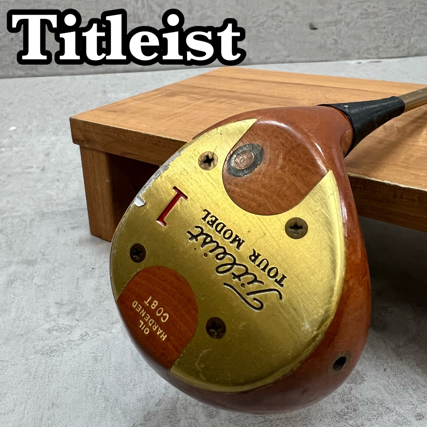 Titleist　タイトリスト　ツアーモデル　メンズゴルフ　DR　ドライバー　パーシモン　木製　1W　C-8　右利き用